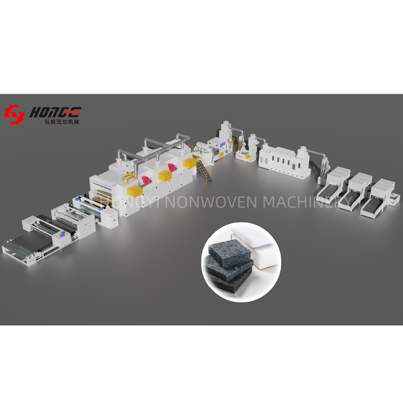 Linea di produzione di feltro di scarto HYL Airlaid